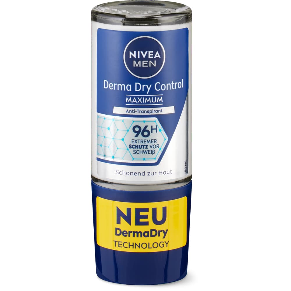 Nivea Men Derma Dry Control Roll On Deodorant H Migros