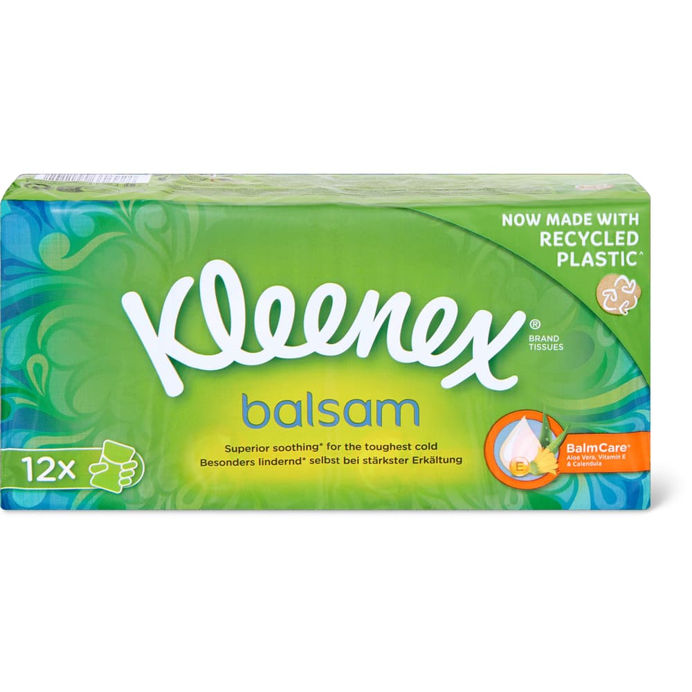 Kleenex Balsam Mouchoirs De Poche 12 X 9 Feuilles 4 Plis Migros