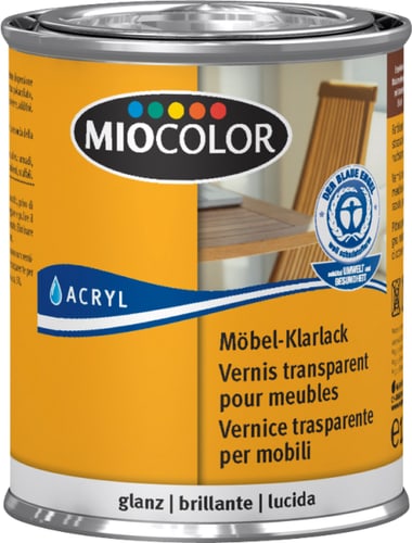 Miocolor Möbel Klarlack hochglänzend Farblos 125 ml Klarlack kaufen