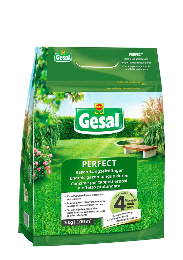 Compo Gesal Engrais Gazon Longue Dur E Perfect Kg Engrais Pour Gazon