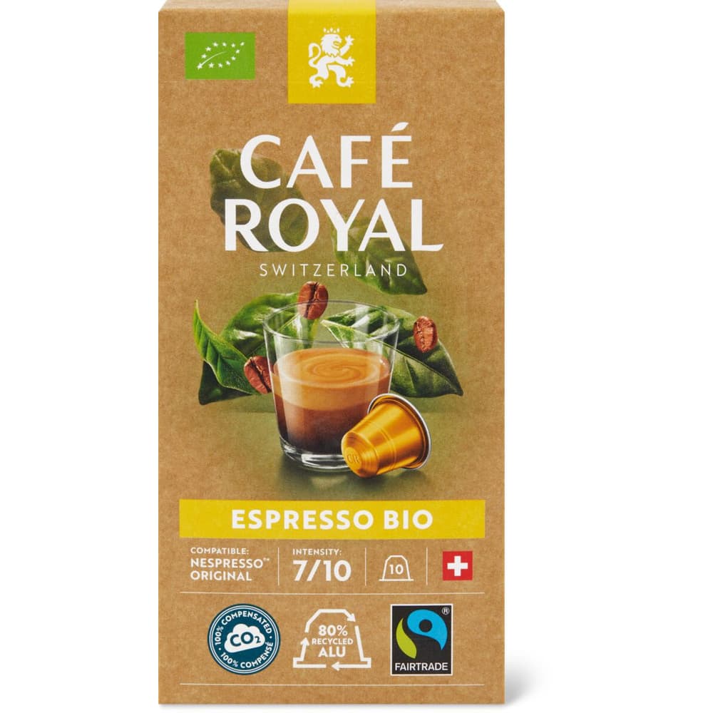 Caf Royal Capsule Di Caff Biologico In Alluminio Espresso