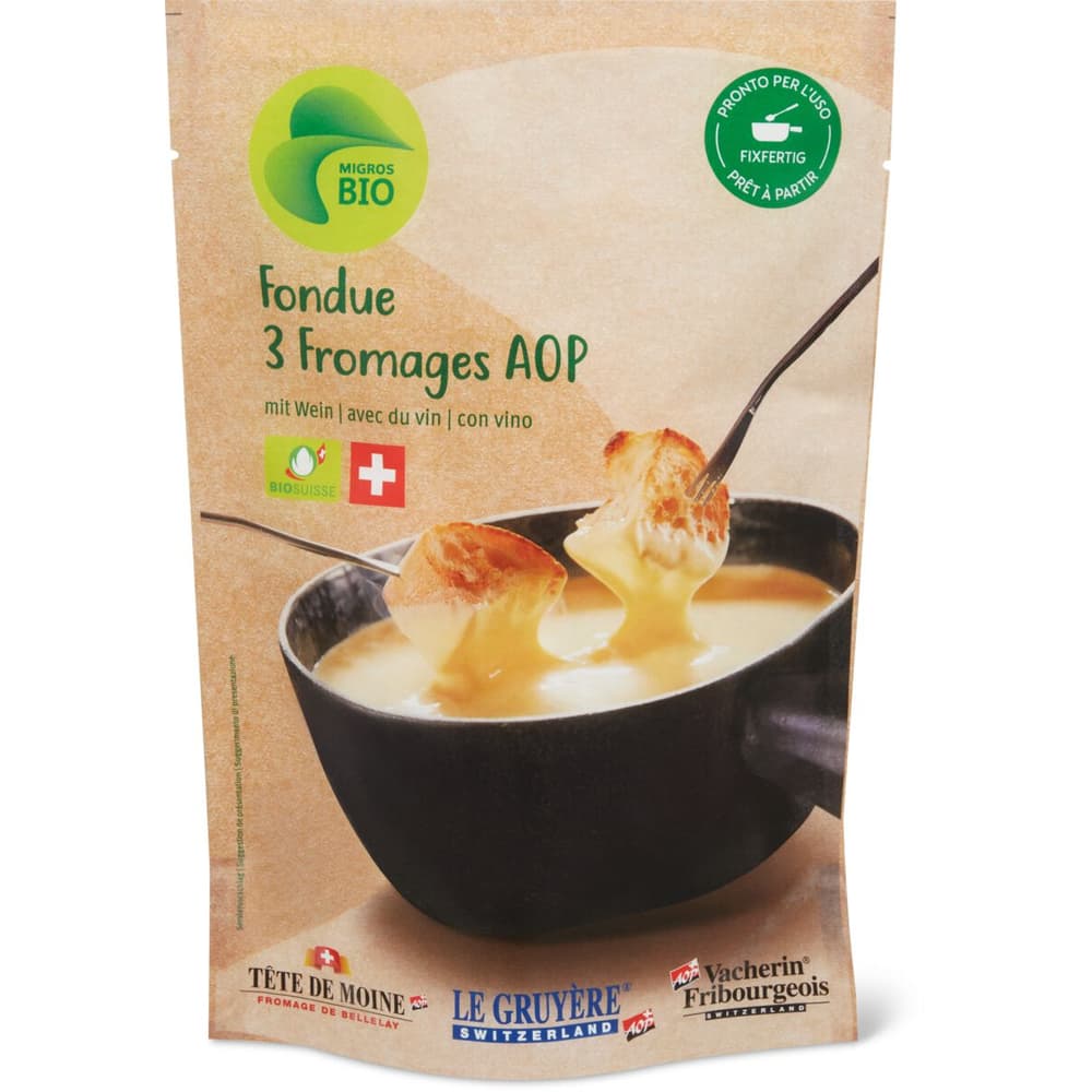 Migros Bio Aop Ready Made Fondue Cheeses With Wine Migros