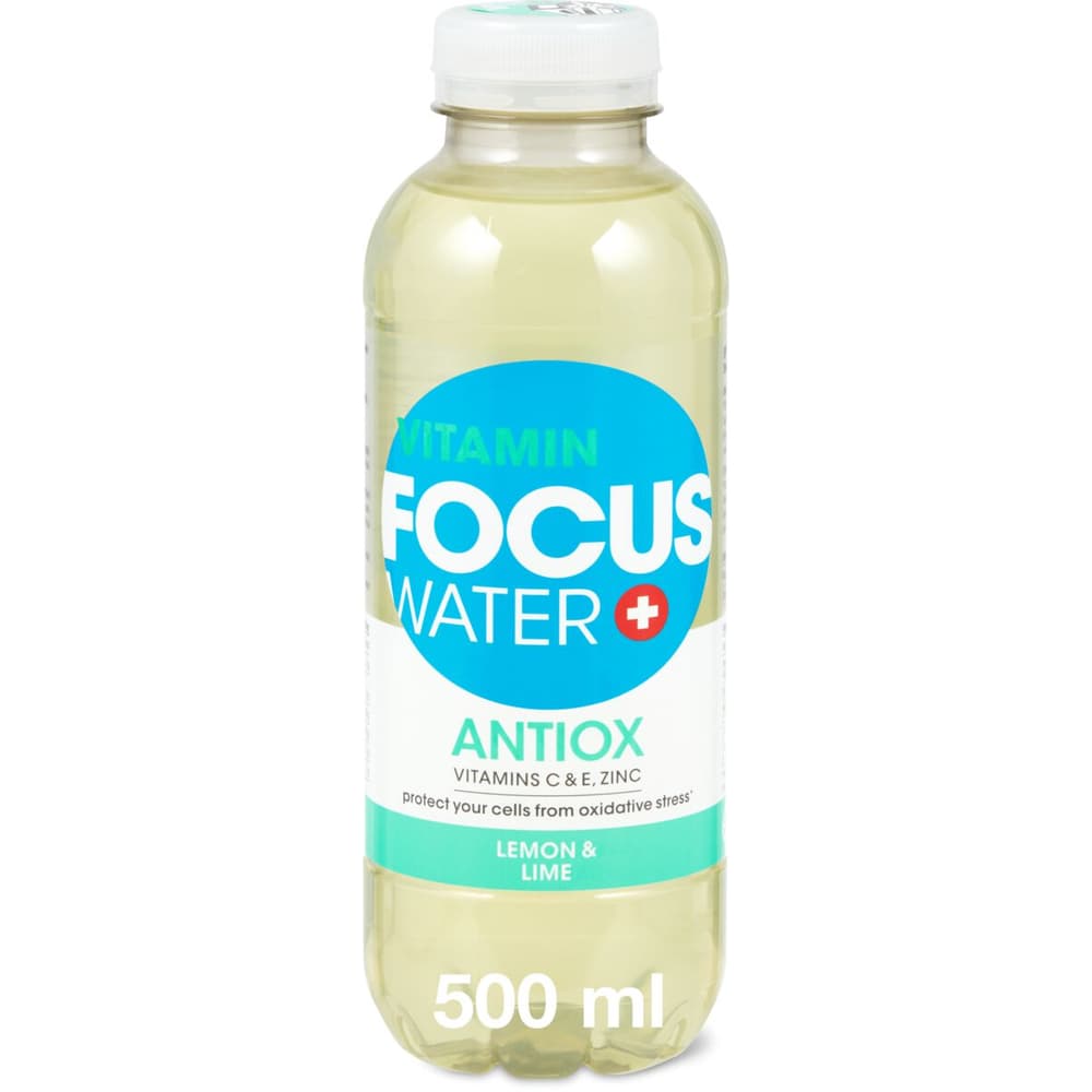 Focus Water Antiox Vitamin Wasser Zitrone Limette Migros