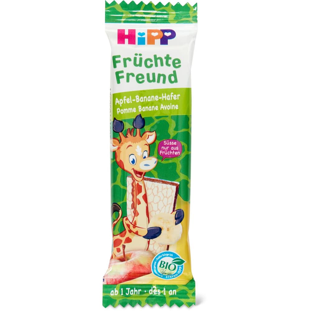 HiPP Bio Früchteriegel Apfel Banane und Hafer Ab 12 Monaten Migros