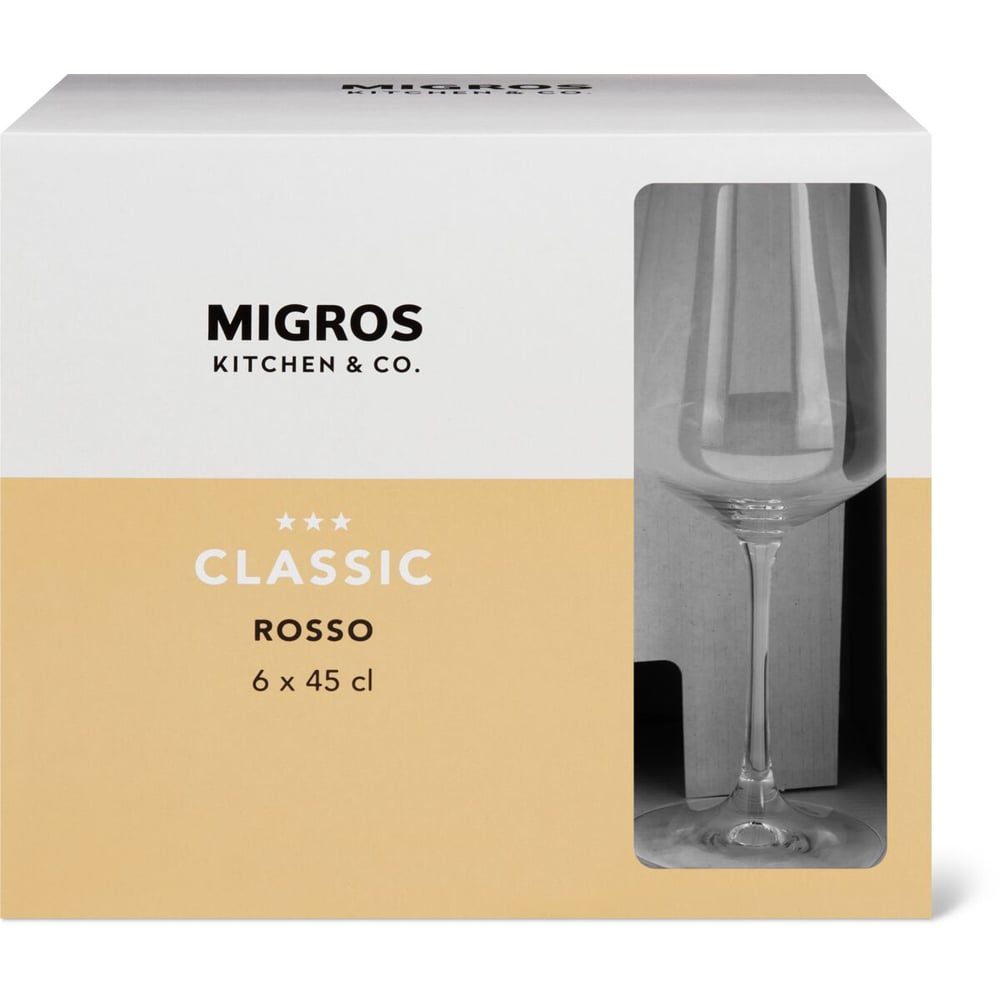 Classic Rosso 6 Pezzi 45cl Migros