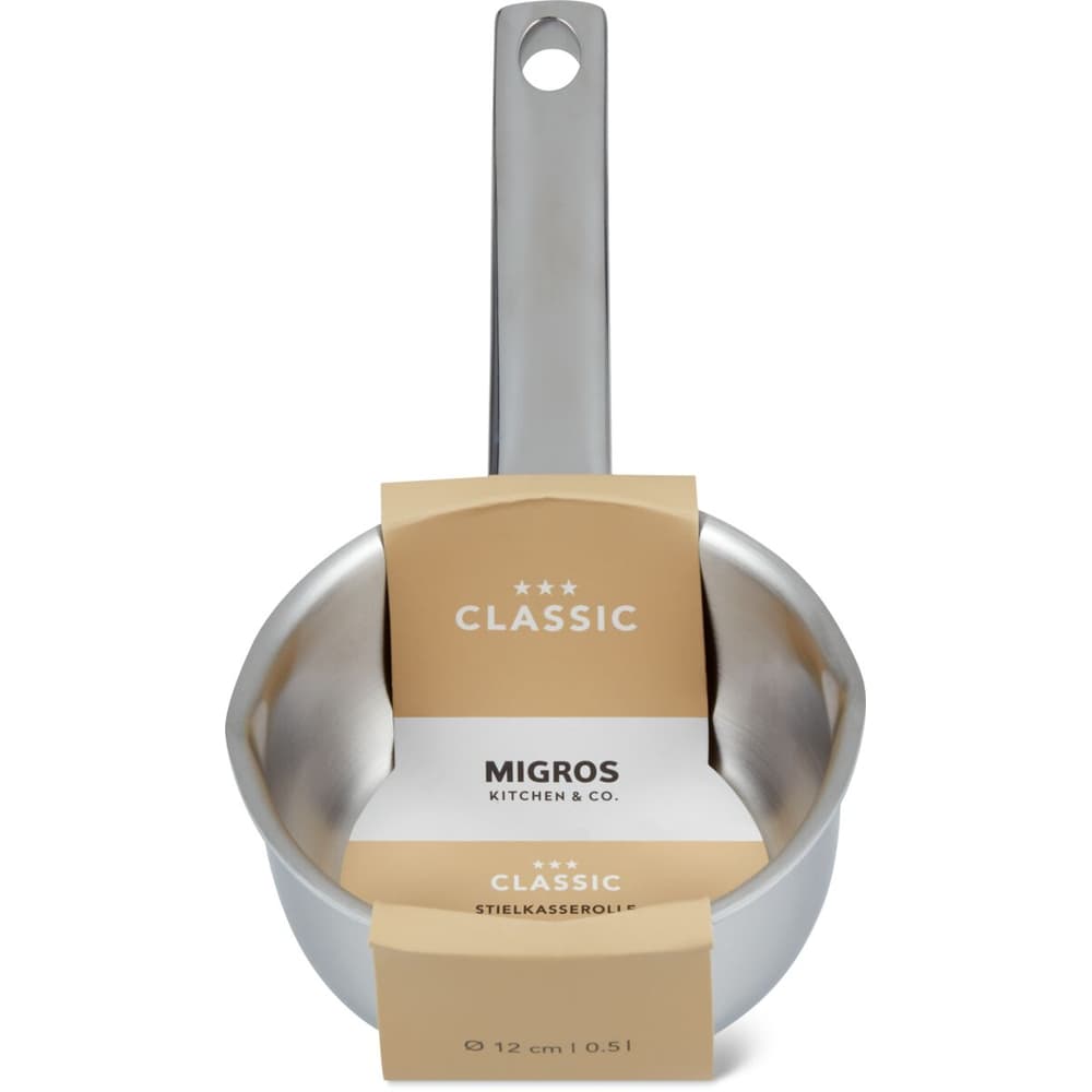 Migros Kitchen Co Classic Sauce pan ø 12cm 0 5l Migros