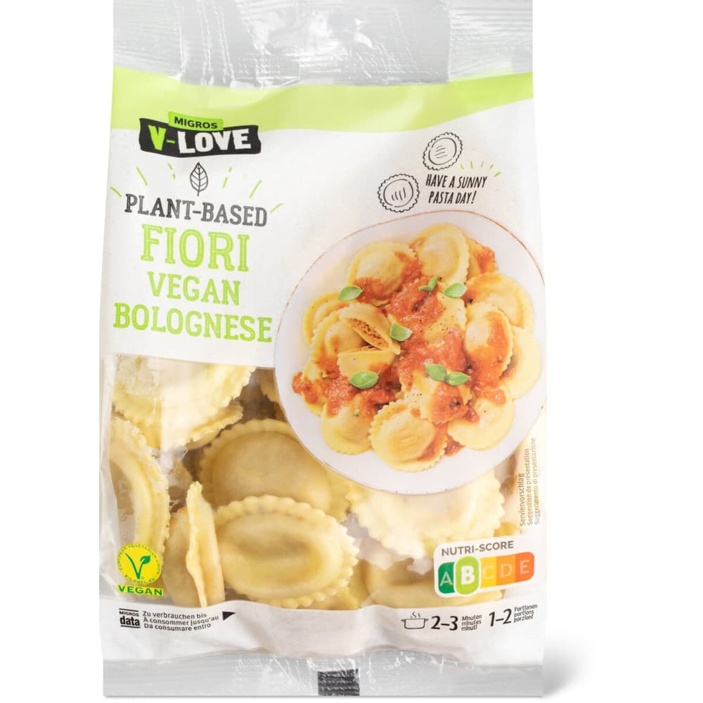 V Love Plant Based Fiori Bolognese Migros