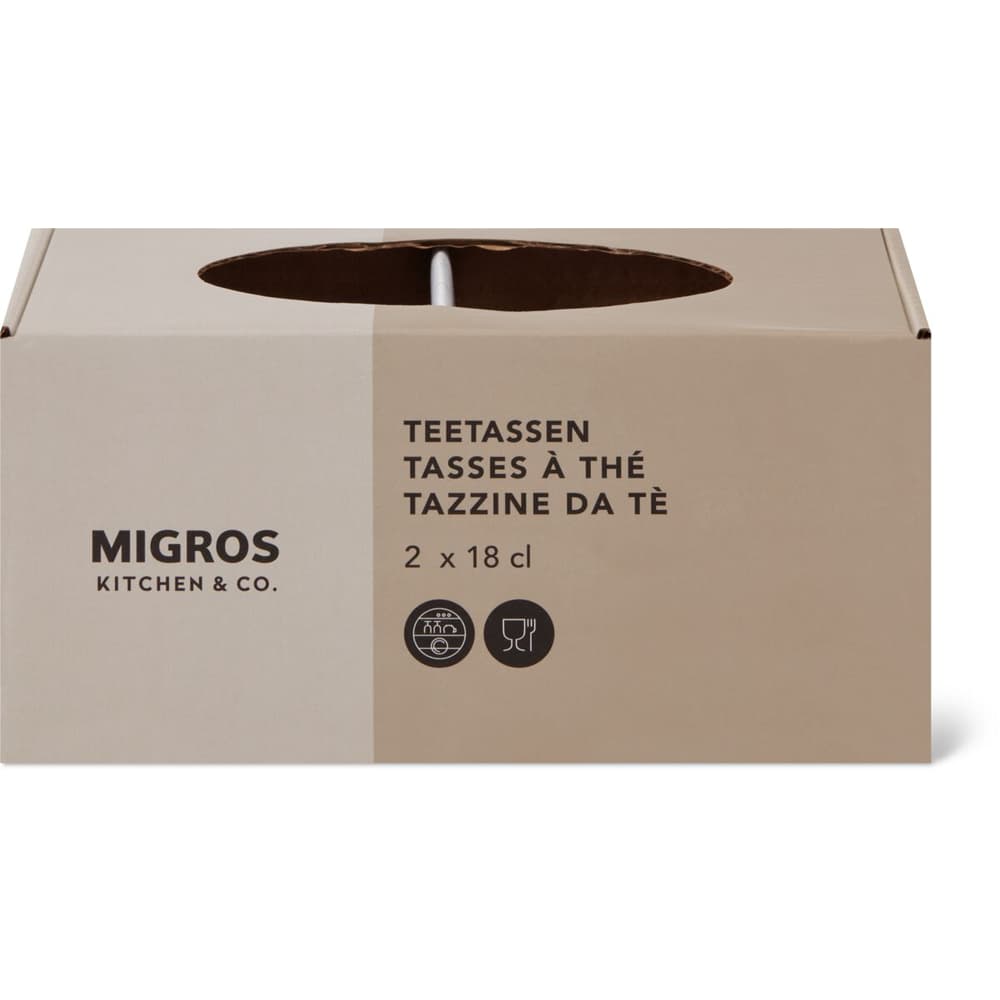 Acquista MIGROS KITCHEN CO K C Tazzine da tè Migros