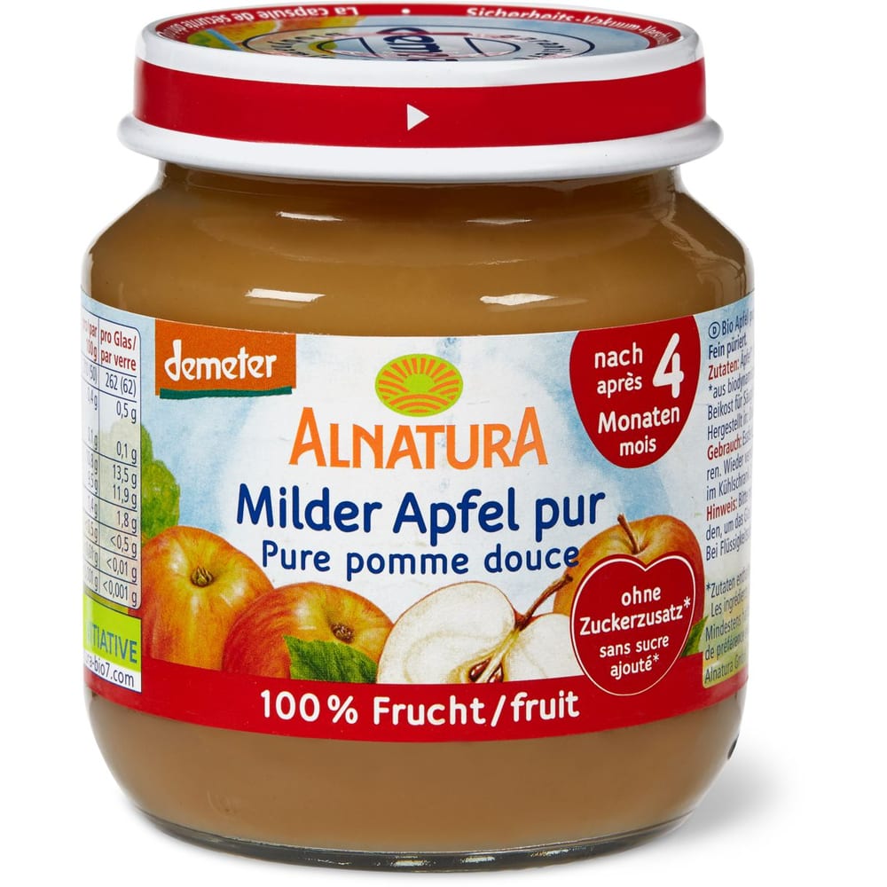 Alnatura Demeter Babygl Schen Apfel Ab Monaten Migros