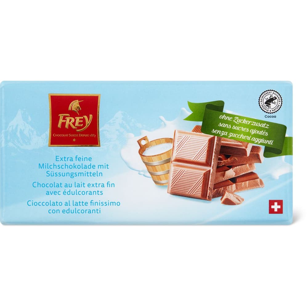 Achat Frey Tradition Chocolat Au Lait Sans Sucre Ajout S Migros