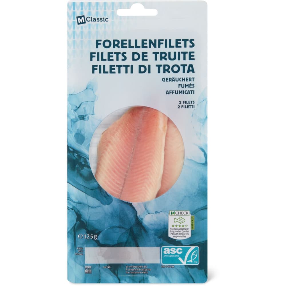 M Classic Asc Filets De Truite Fum Es Migros