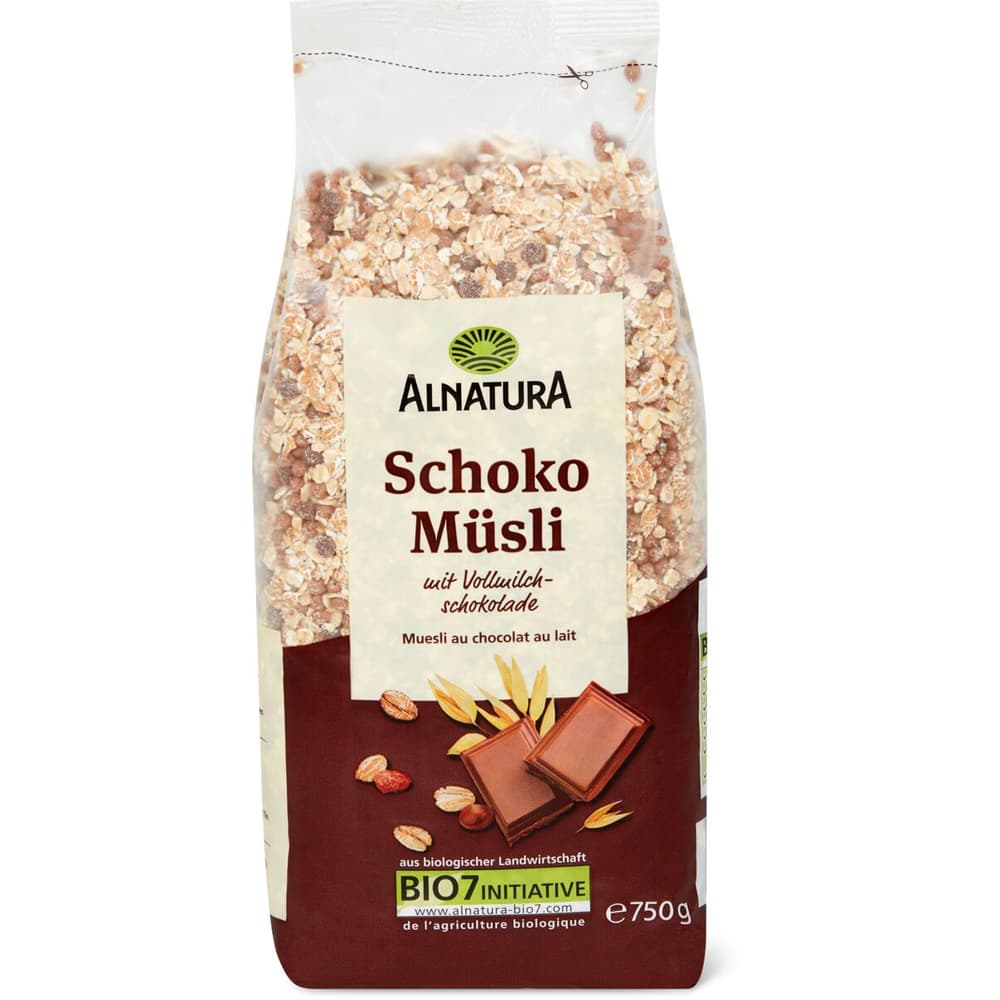 Alnatura Muesli Au Chocolat Au Lait Migros