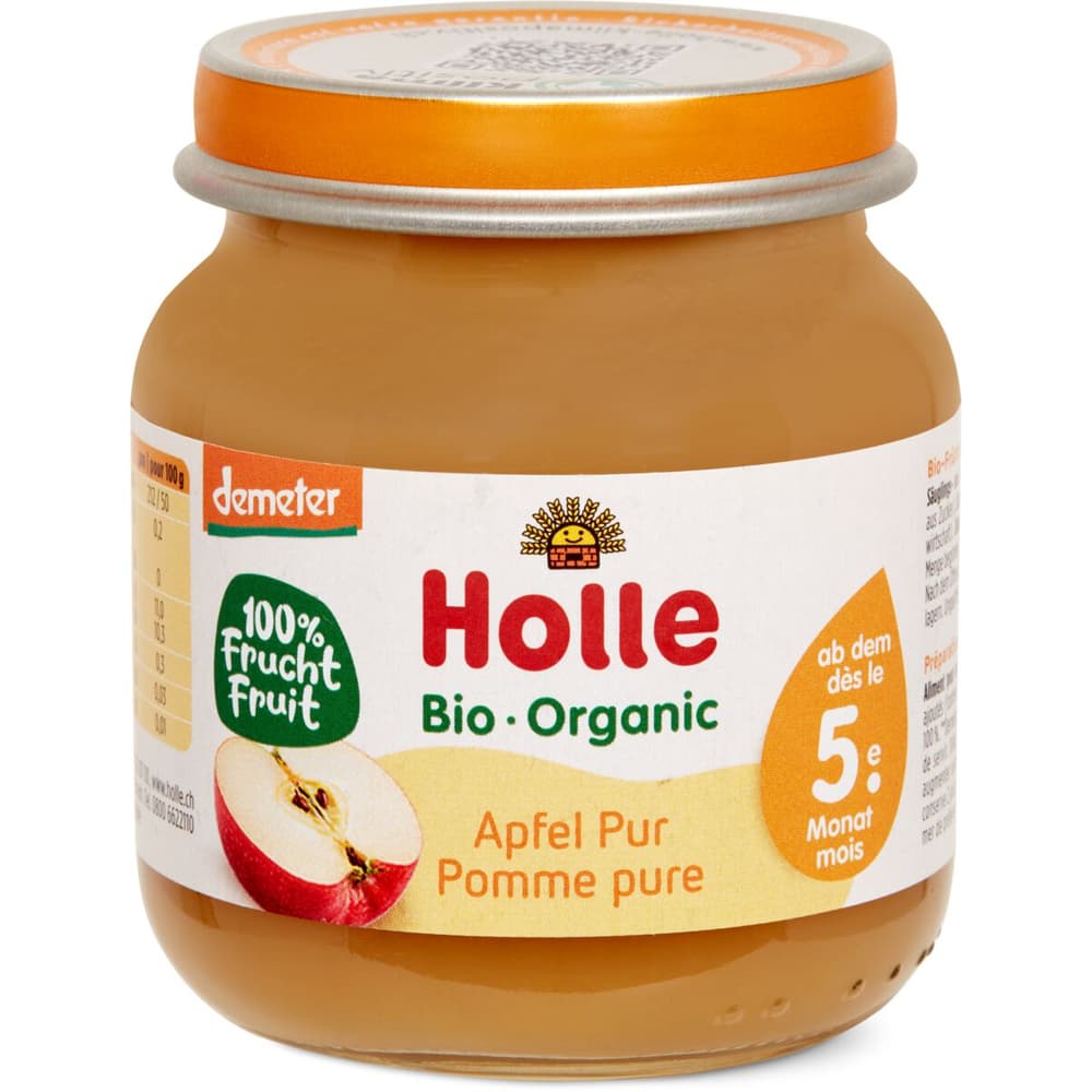 Holle Bio Demeter Babygl Schen Apfel Ab Monaten Migros