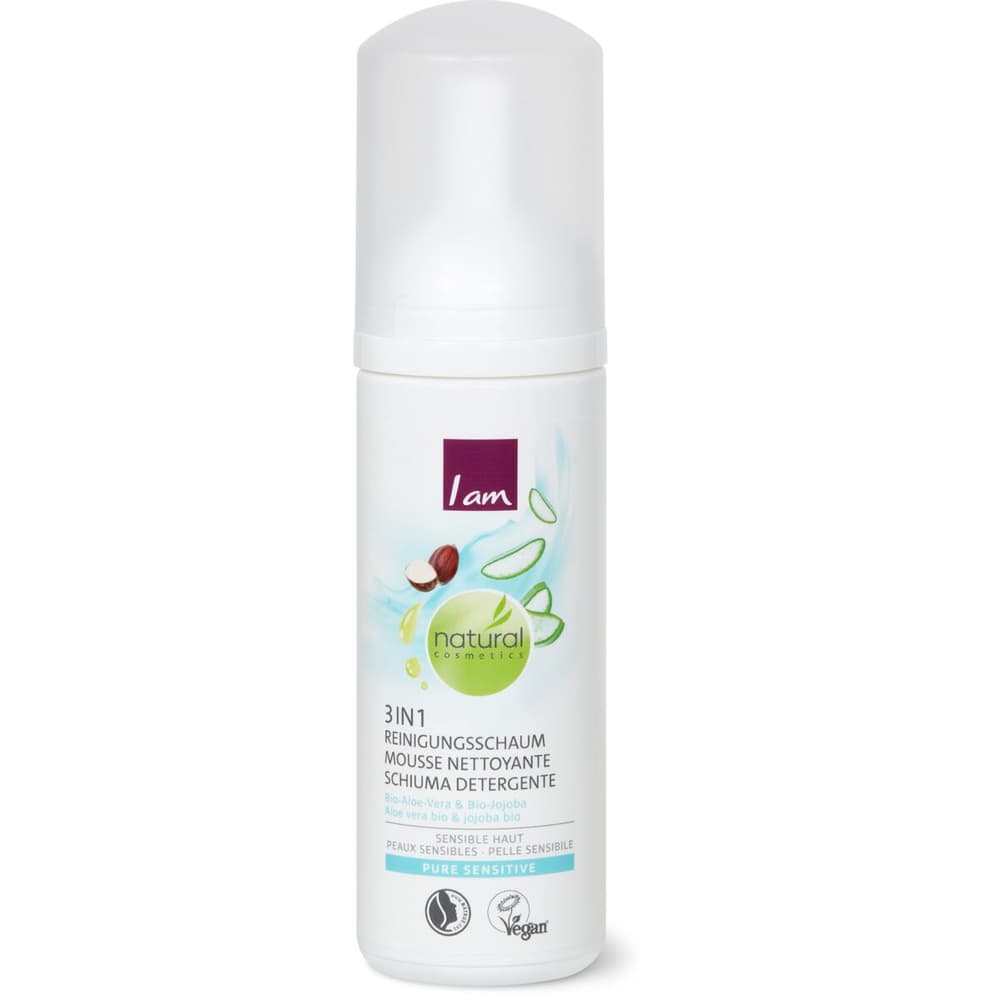 I Am Natural Cosmetics Pure Sensitive Cleaning Foam Migros