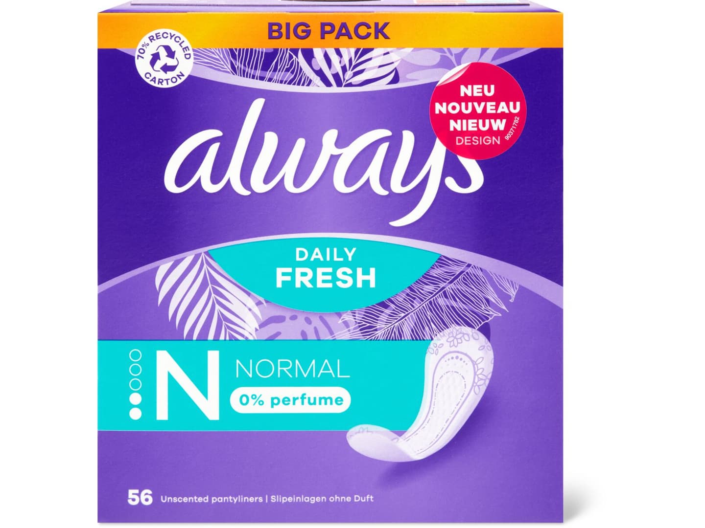 Achat Always Daily Fresh Protège slips normal Migros