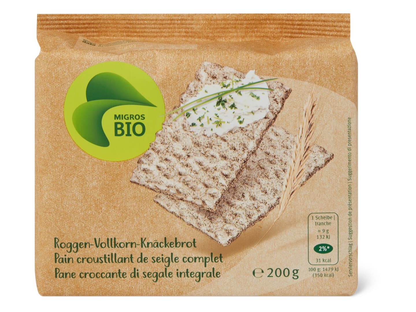 Kaufen Migros Bio Vollkorn Knäckebrot Roggen Migros