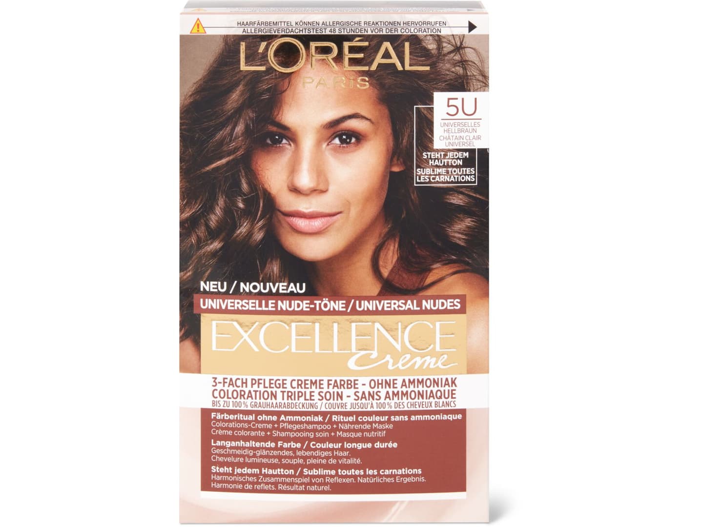 L Oréal Excellence Nude 5U Hellbraun Migros