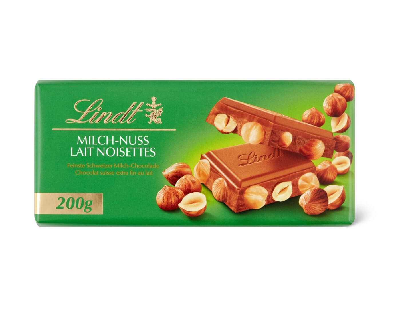 Achat Lindt Tablette De Chocolat Lait Noisettes Migros