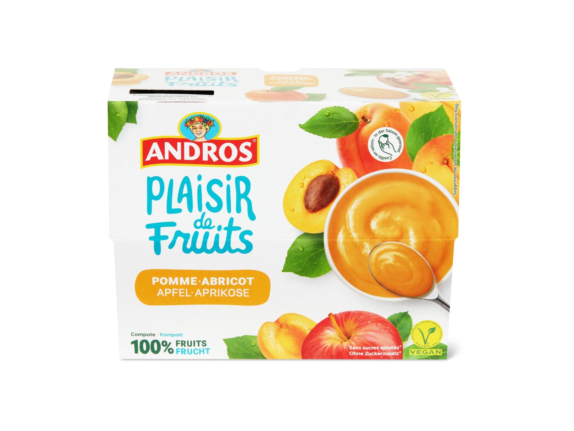 Achat Andros Compote Pomme Abricot Migros