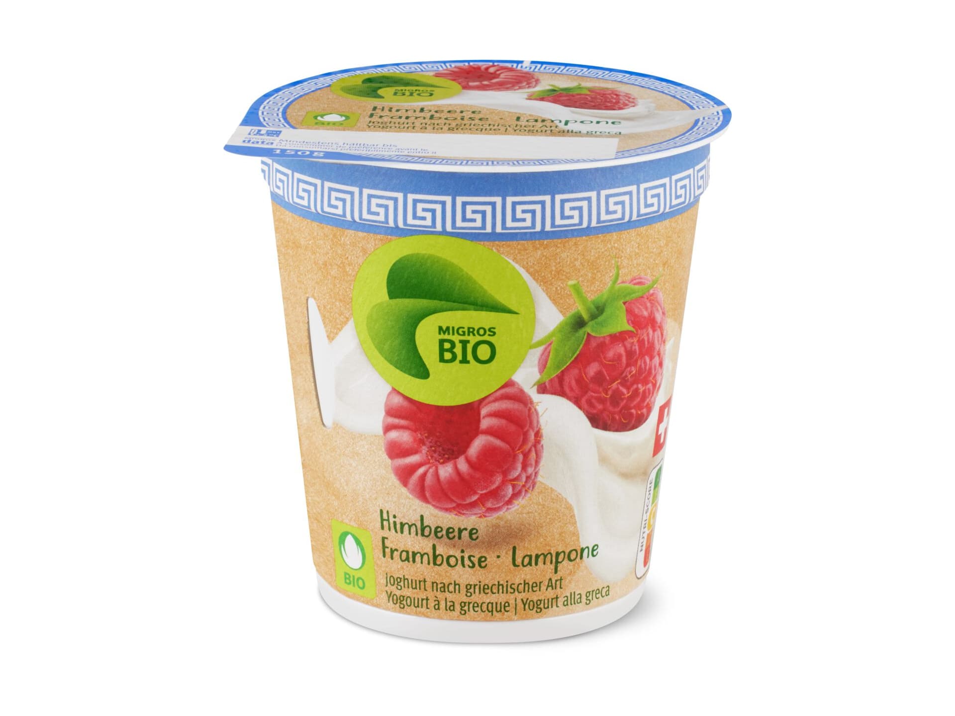 Buy Migros Bio Greek Style Yogurt Raspberry Migros