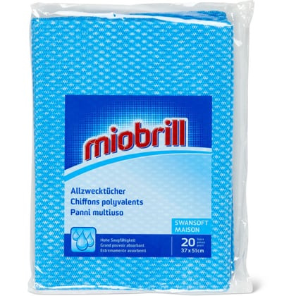 Miobrill Chiffons De Nettoyage Universels 38 X 40 Cm Migros