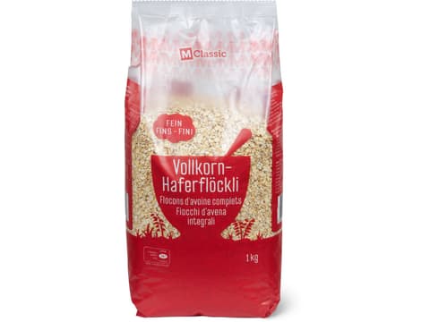 Buy M Classic Wholemeal Oat Flakes Subtle Migros