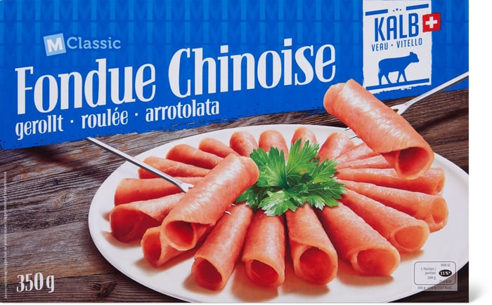 Produktkauf Fleisch für Fondue Chinoise Migros