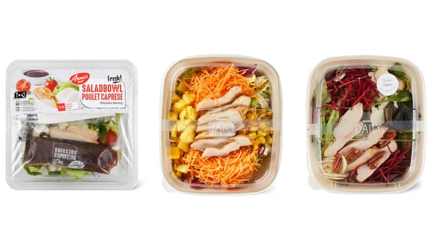 Migros Rappelle Trois Bols De Salade Au Poulet Migros