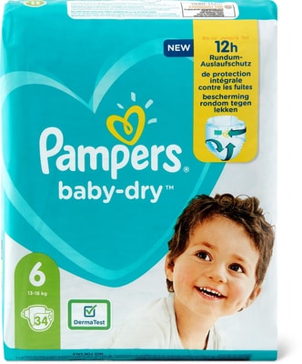 Pampers Baby Dry Gr. 6, Extra Large 13-18kg