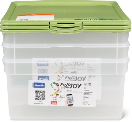 Rotho Clearbox im 3er-Pack