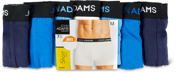 John Adams Herren-Slip oder -Short im 7er-Pack