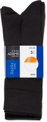 John Adams Herren-Sportsocken im 5er-Pack