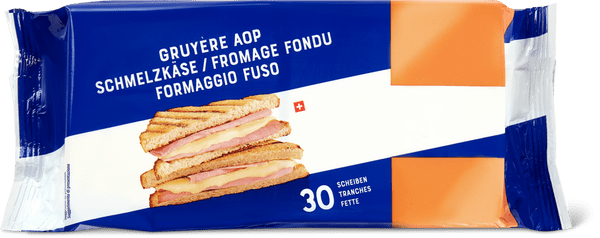 Formaggio fuso fette Gruyère