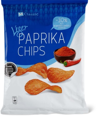 M-Classic léger Paprika chips