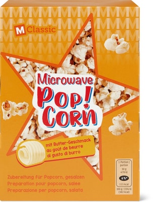 M-Classic microonde Popcorn burro