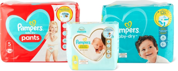 Toutes les couches Pampers