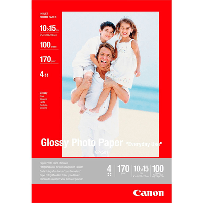 Canon Cartouche d'encre CLI-571 Multipack + papier photo glacé GP