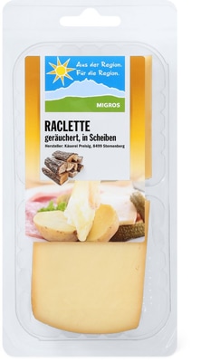 MILFINA Formaggio da raclette a fette, affumicato