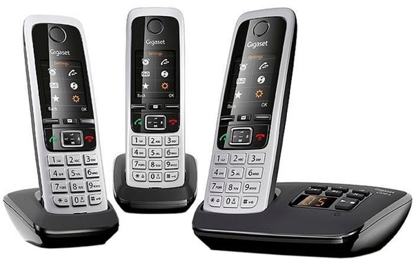 Gigaset C430A Trio schwarz silber Telefon Migros