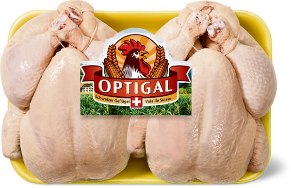 Pollo intero Optigal, 2 pezzi