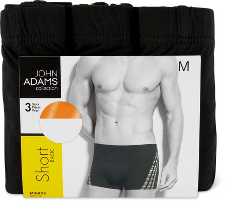 Slip o boxer aderenti da uomo John Adams in conf. da 3