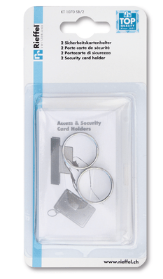 Rieffel Access & Security Card Holders, 2 pezzi Porta-chiavi