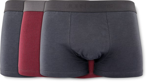 Boxer aderenti da uomo John Adams in conf. da 3