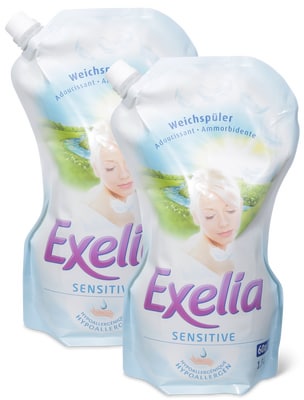 Ammorbidente Exelia in confezioni multiple