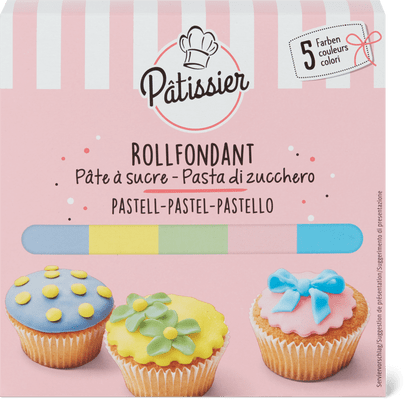 Pâte à sucre rose pastel