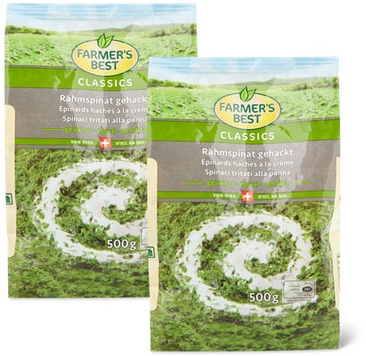 Farmer’s Best Rahmspinat im Duo-Pack
