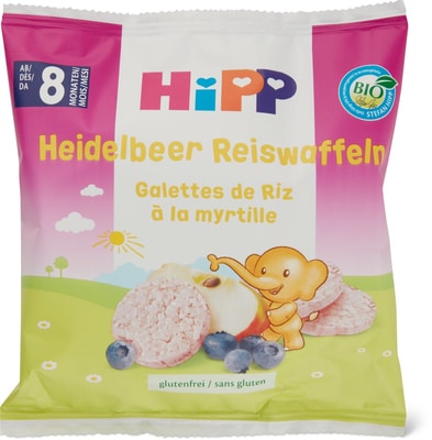 Hipp Hipp Reiswaffeln Heidelbeer Migros