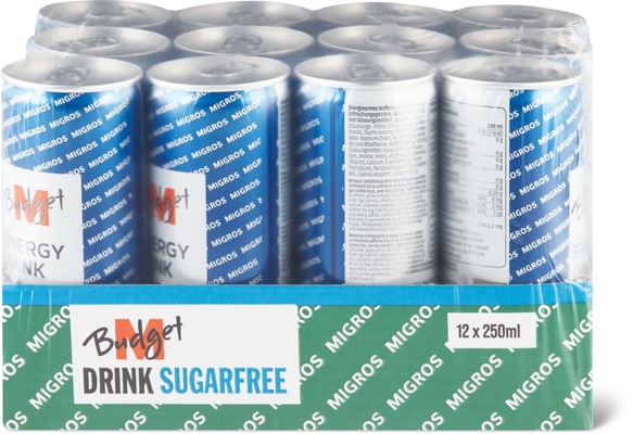 M Budget Energy Drink Zero Sugar Migros Migipedia