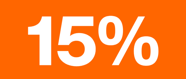 15 Prozent