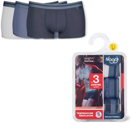 Tutta la biancheria intima da uomo Sloggi, DIM e Schiesser